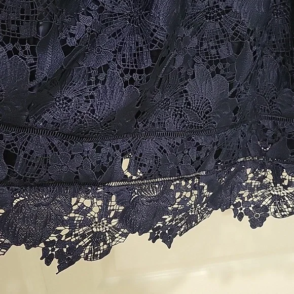 WHBM Lace Midi |Officer Blue (Navy) | Size 14 👗 - Picture 7 of 16